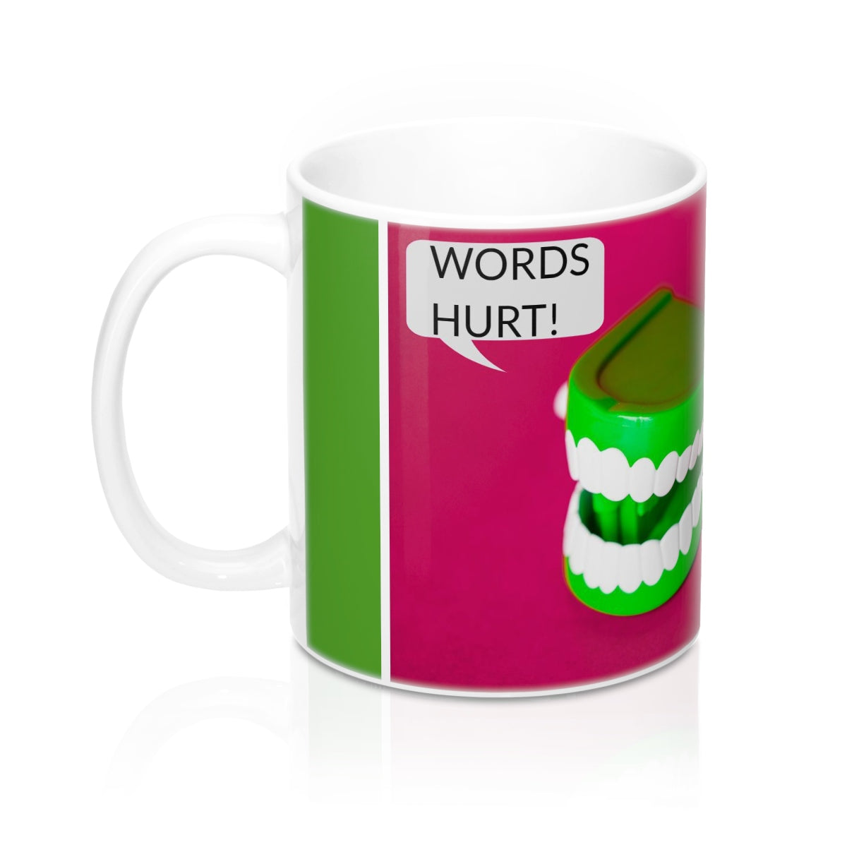 Five Toes Down Words Hurt Mugs
