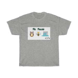 Five Toes Down Pic Puzzle Unisex Tee (Owl)