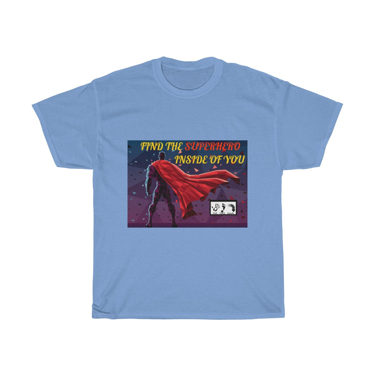 Five Toes Down Superhero Unisex Tee