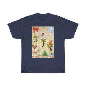 Five Toes Down Logo Christmas Unisex Tee.2