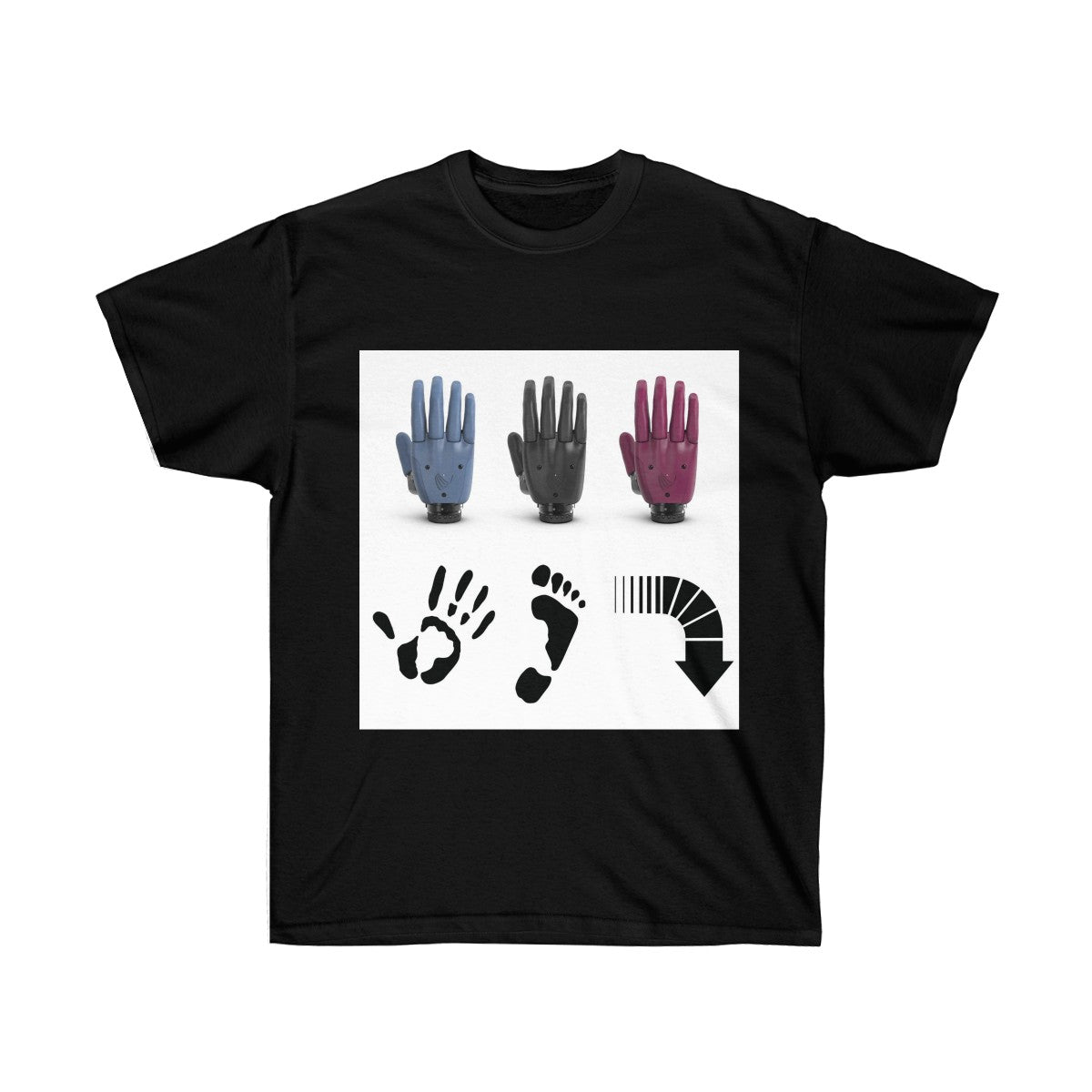 Five Toes Down Amputee Unisex Tee