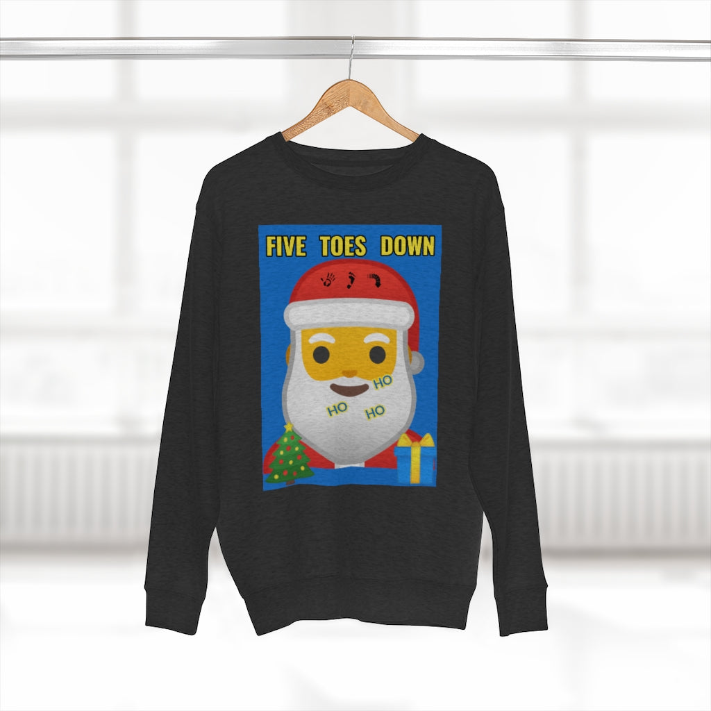 Five Toes Down Santa Unisex Sweatshirt