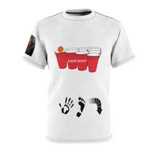 Five Toes Down Game White Unisex Cut & Sew Tee