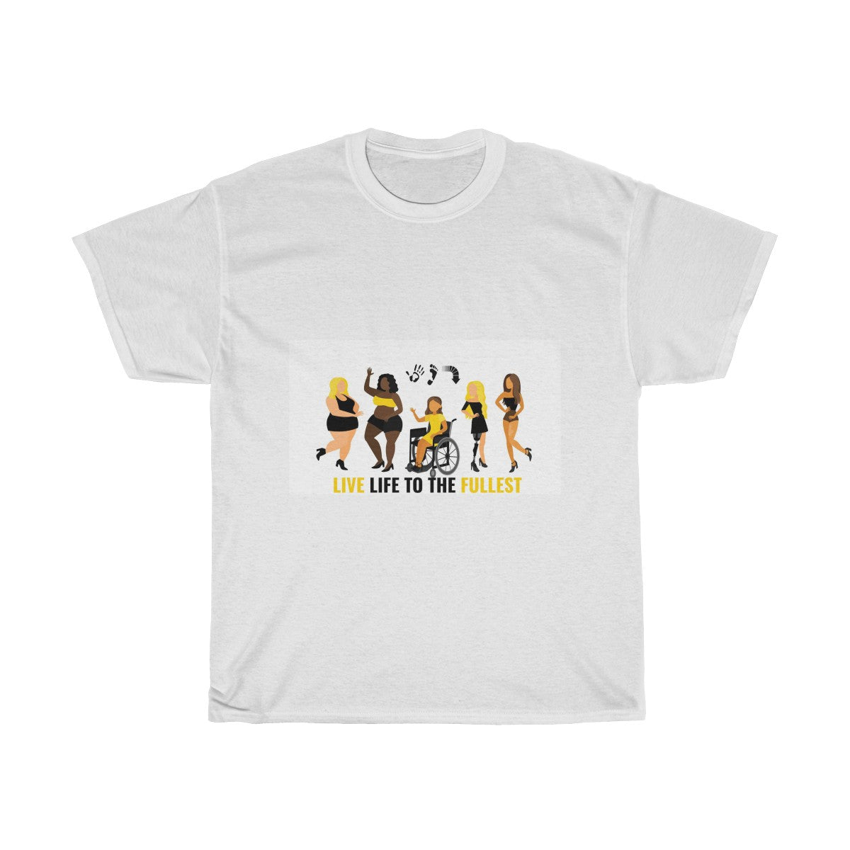 Five Toes Down Live Life Unisex Tee