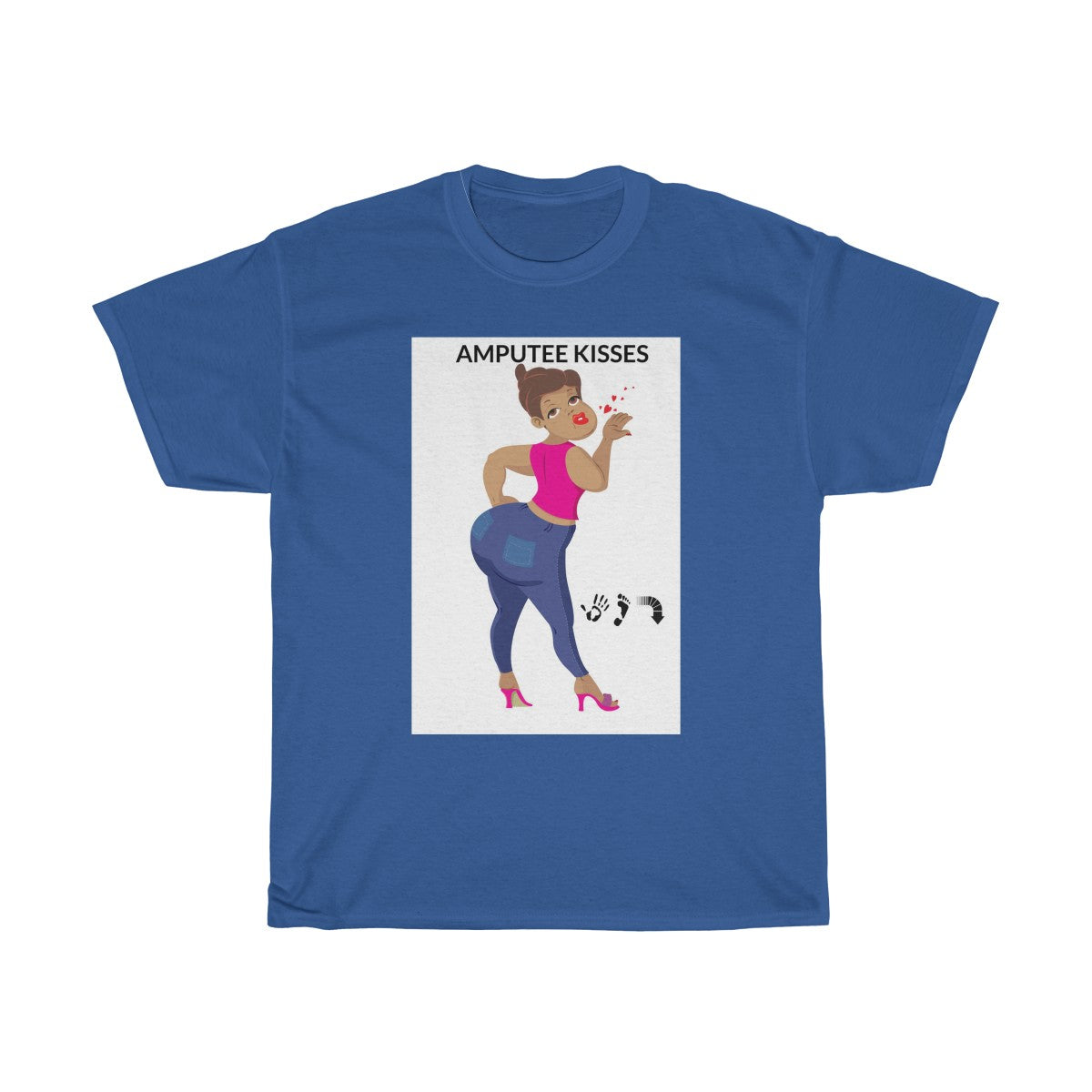 Five Toes Down Amp Kisses Unisex Tee