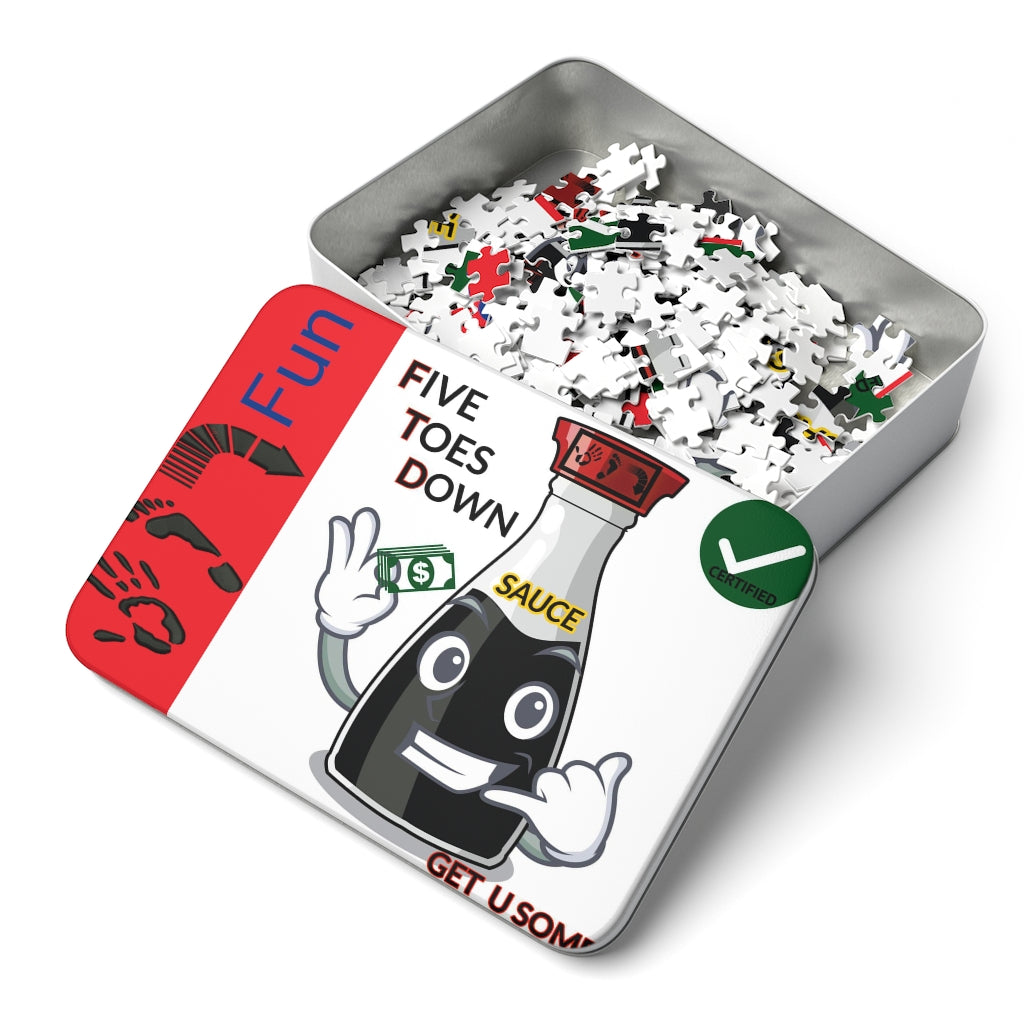 Five Toes Down Sauce 252 Piece Puzzle