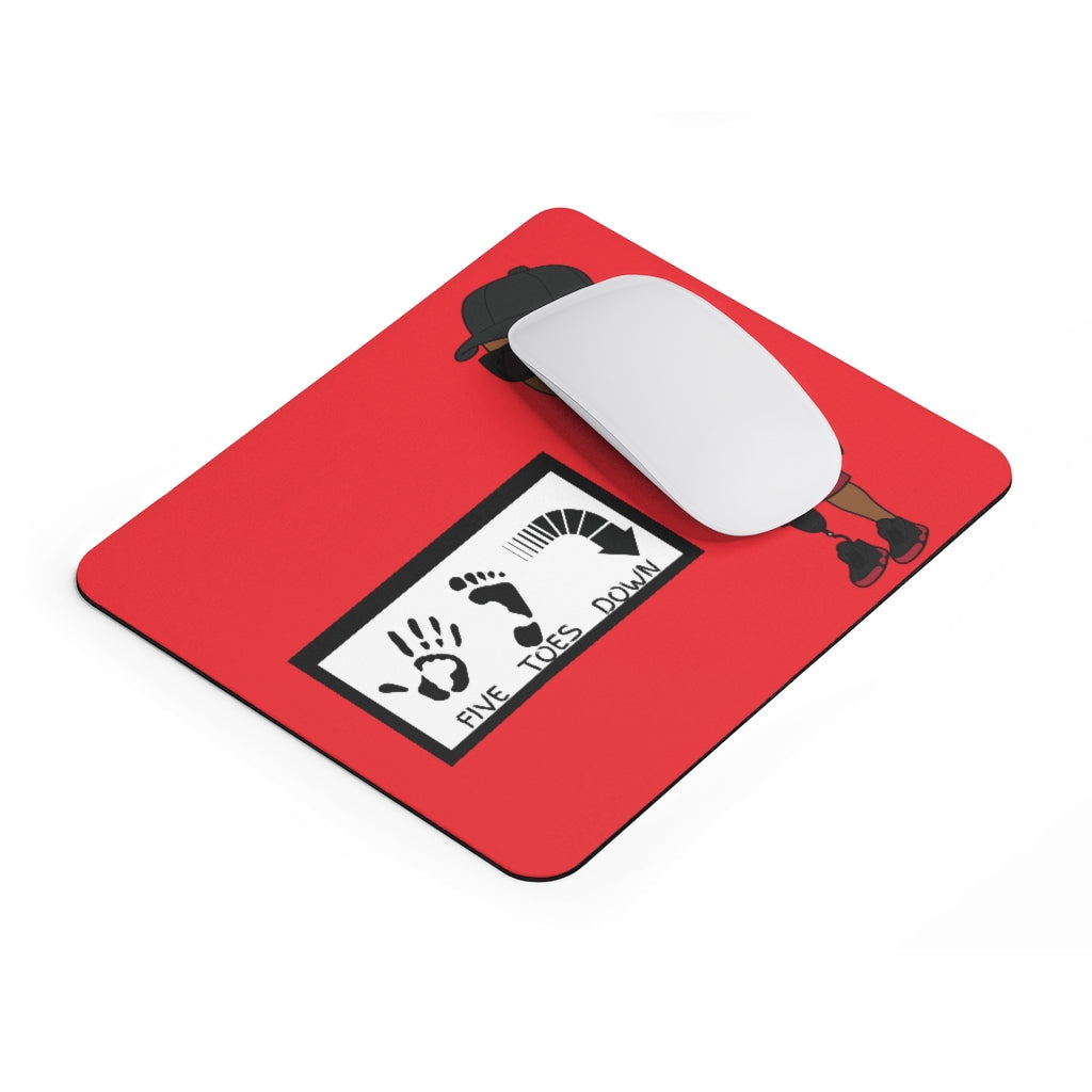 Five Toes Down Henry the Amputee Mousepad