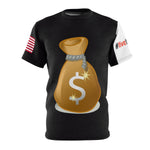 Five Toes Down Money Bag Unisex Cut & Sew Tee