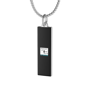 Five Toes Down Play the Cards Single Loop Necklace