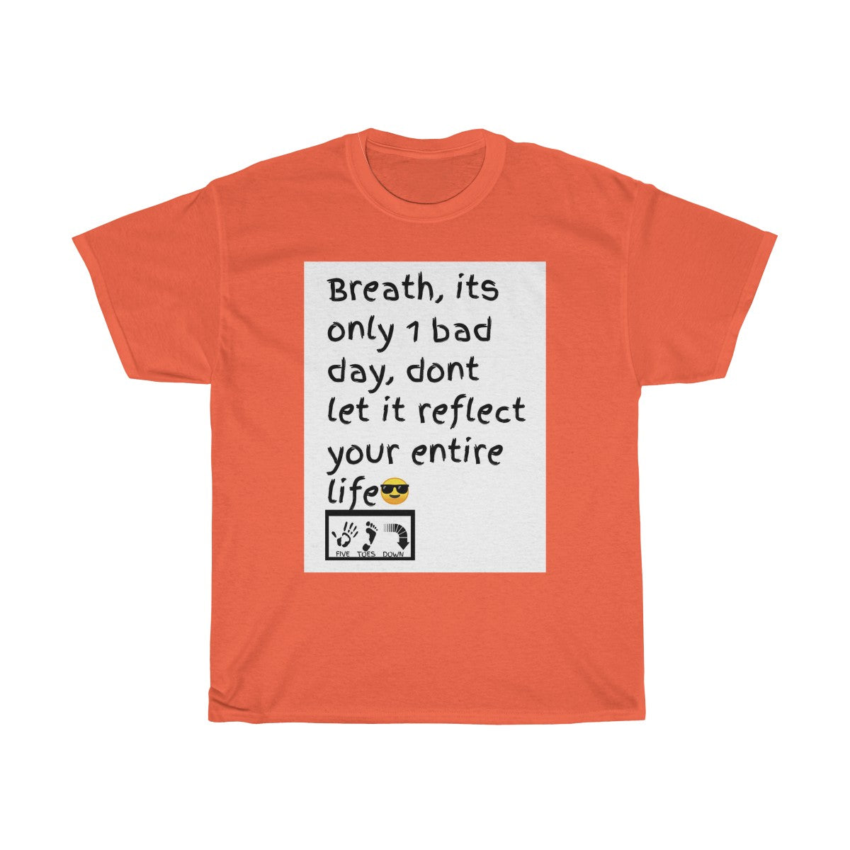 Five Toes Down Breath Unisex Tee