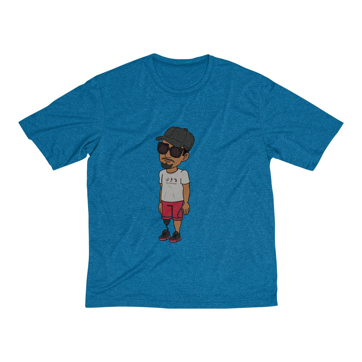 Five Toes Down Henry Dri-Fit Tee