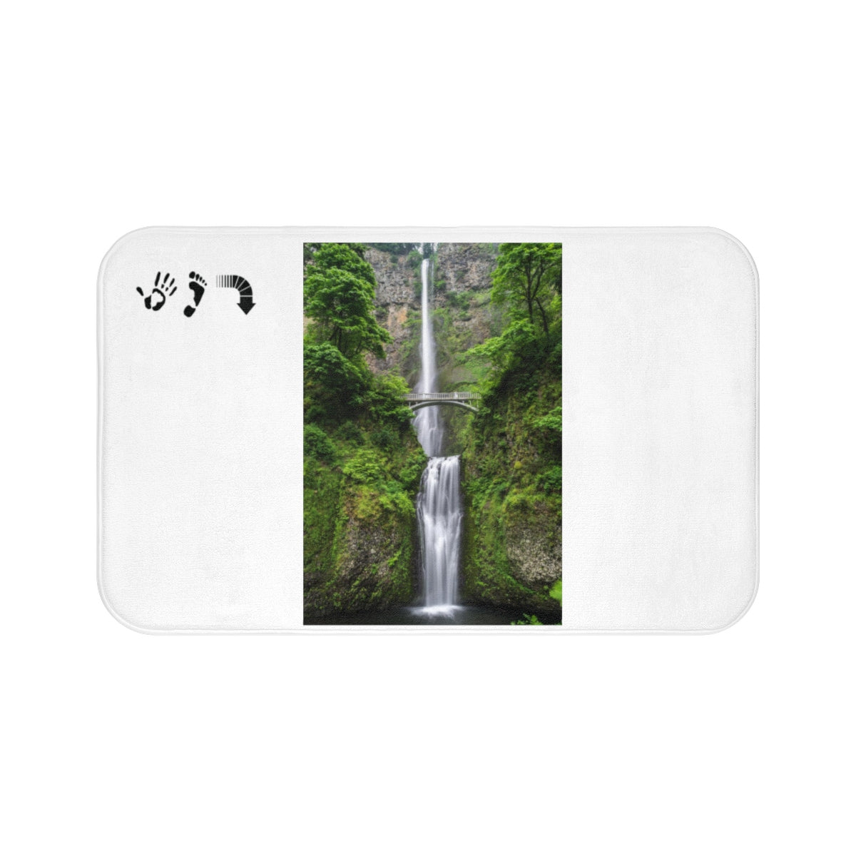 Five Toes Down Waterfall Bath Mat