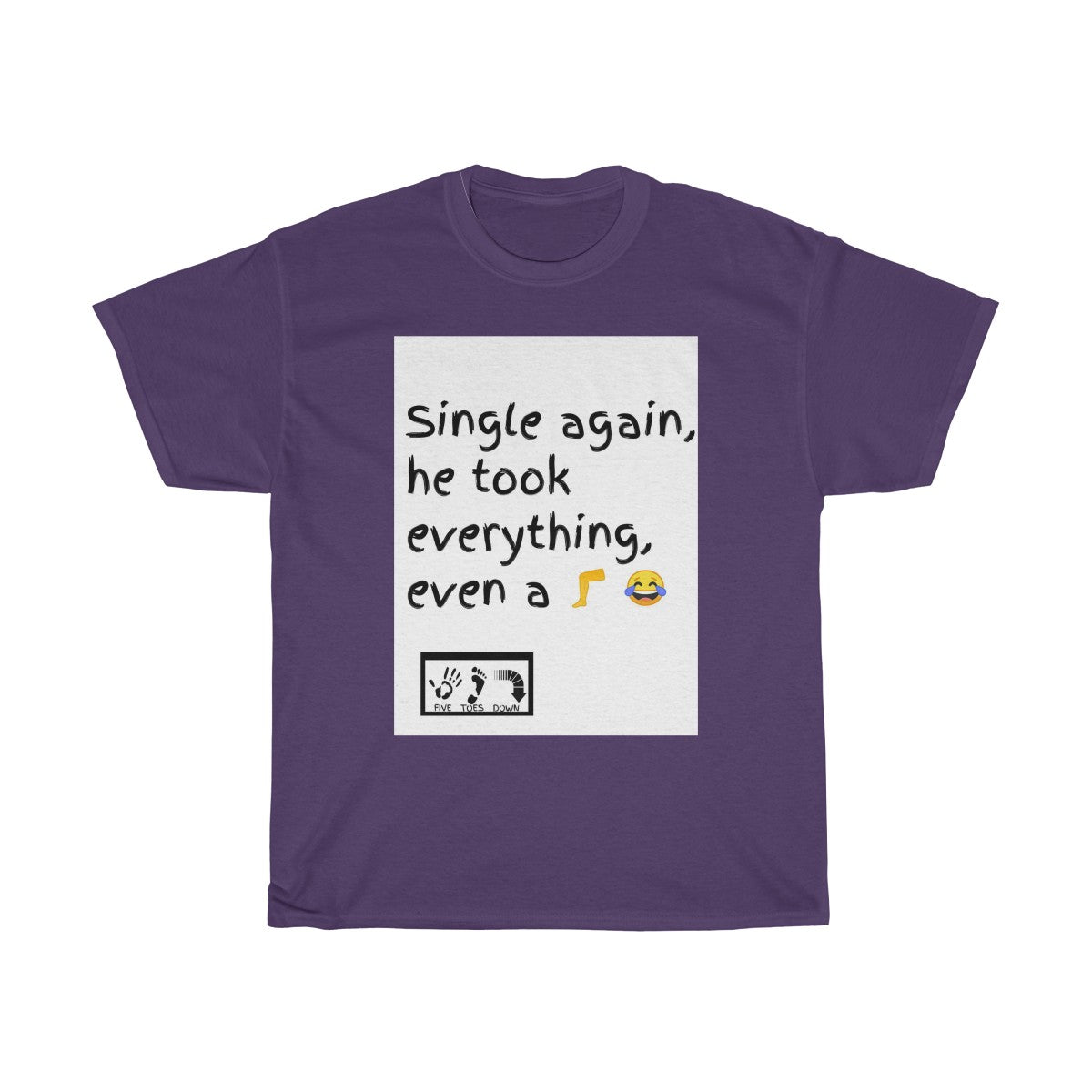 Five Toes Down He Took Unisex Tee