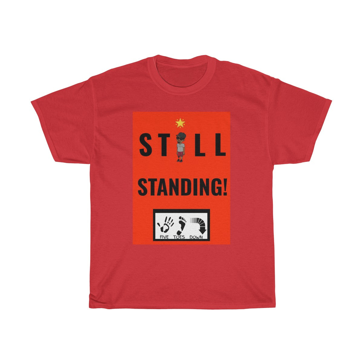 Five Toes Down Standing Unisex Tee