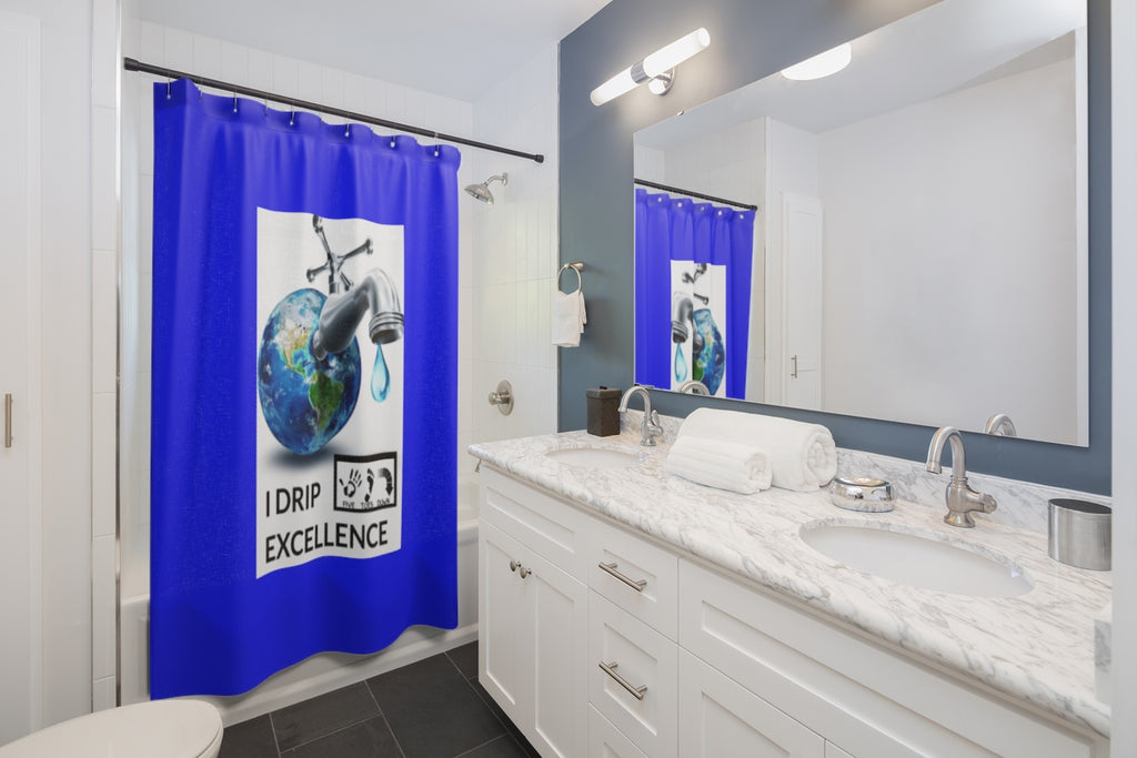 Five Toes Down I Drip Excellence Shower Curtains