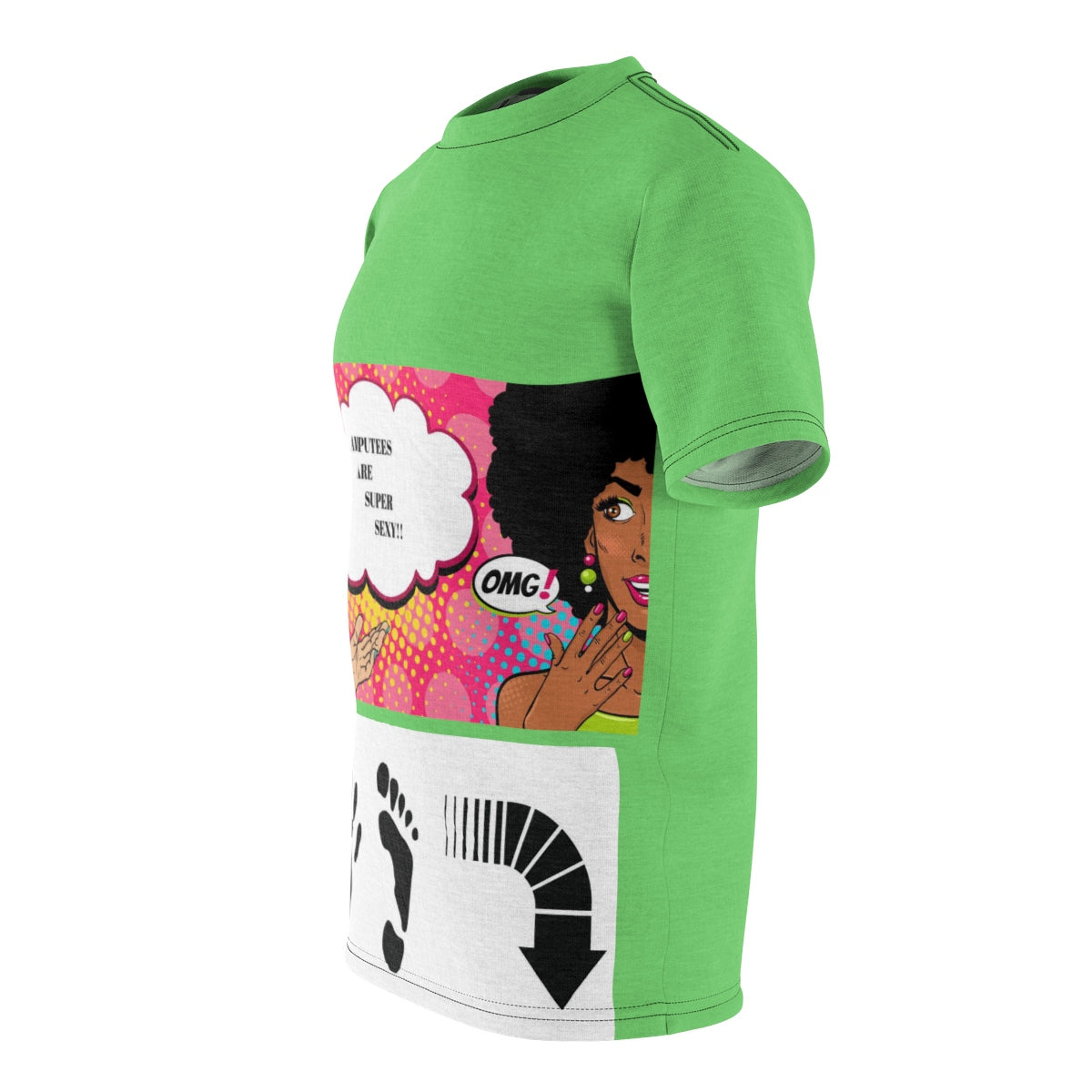 Five Toes Down Sexy Unisex Cut & Sew Tee