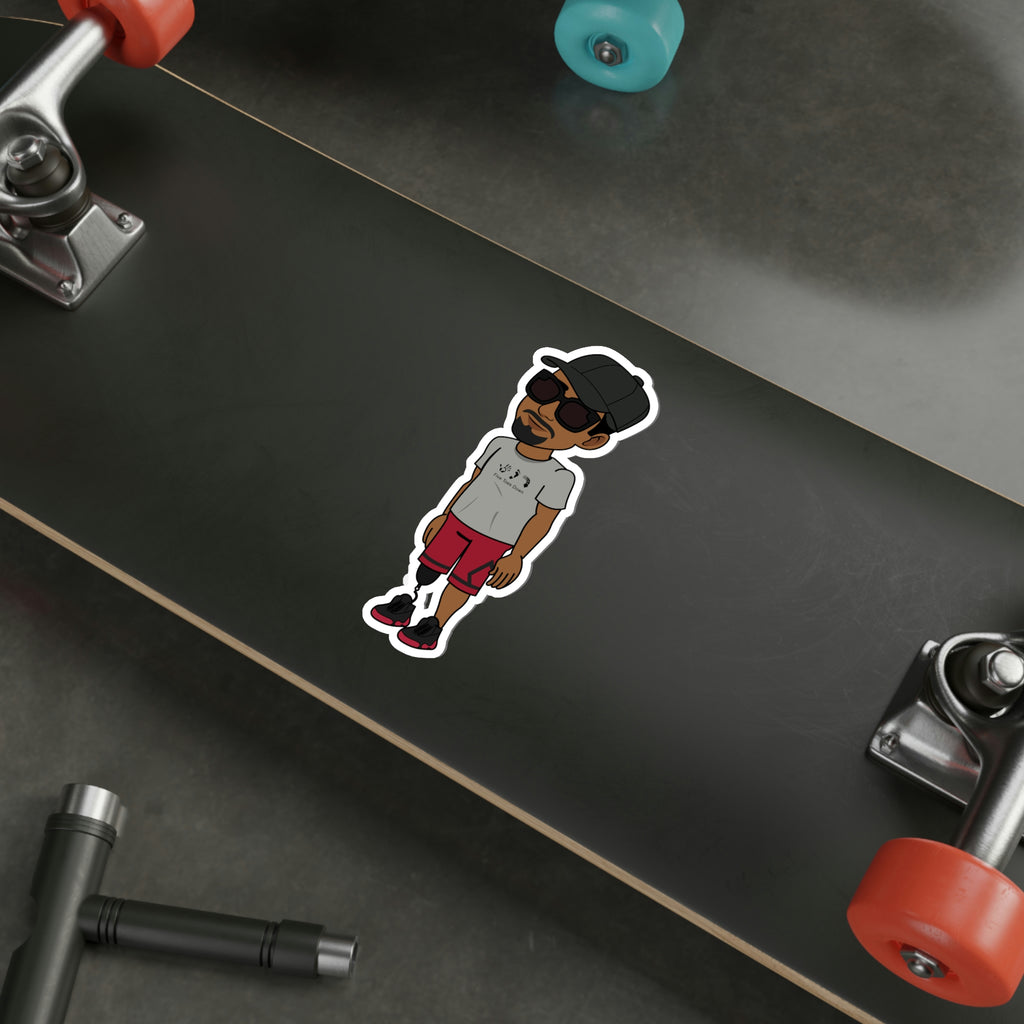Five Toes Down Henry the Amputee Die-Cut Stickers