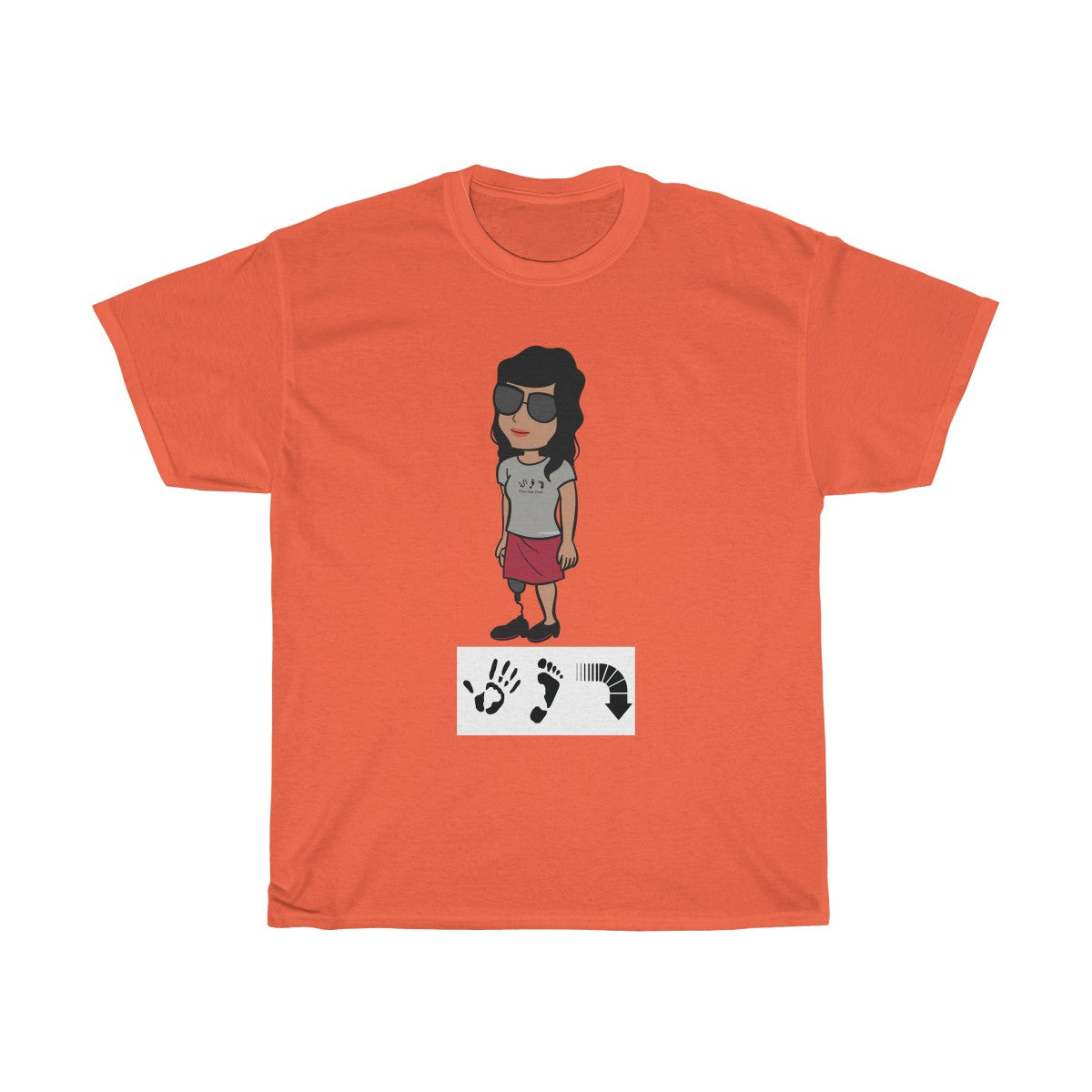 Five Toes Down Amp Woman/Logo Unisex Tee