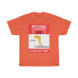 Five Toes Down Missing Leg Unisex Tee