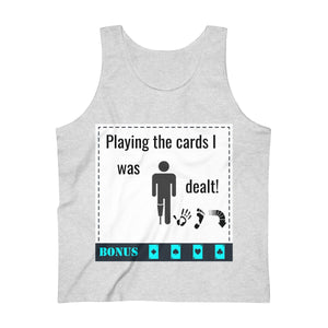 Five Toes Down Playing Cards Dealt Ultra Cotton Tank Top
