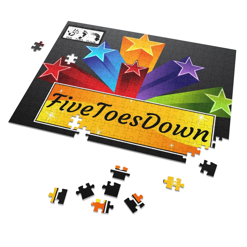 Five Toes Down Stars 252 Piece Puzzle