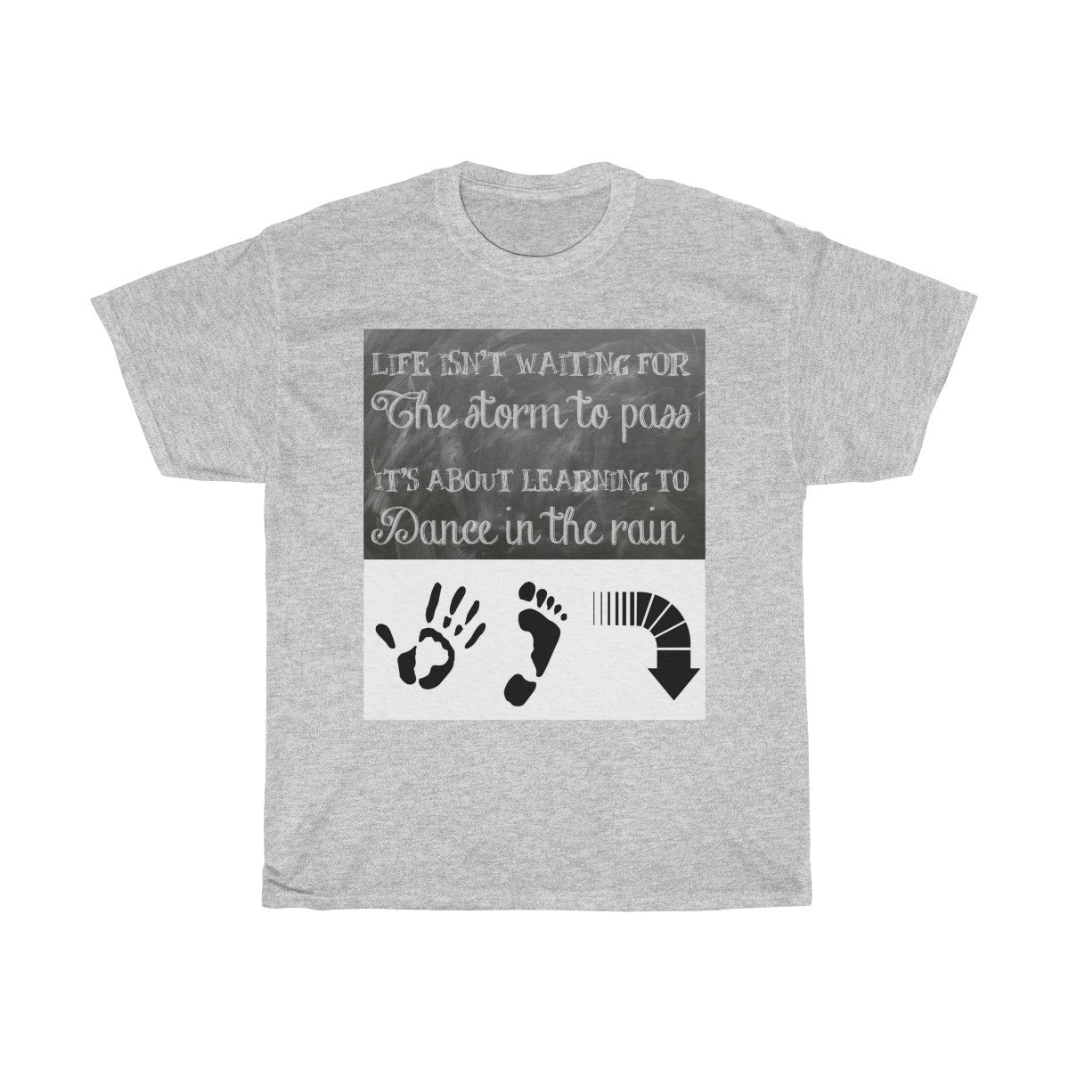 Five Toes Down Life is a Storm Unisex Tee