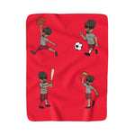 Five Toes Down Sports Sherpa Fleece Blanket