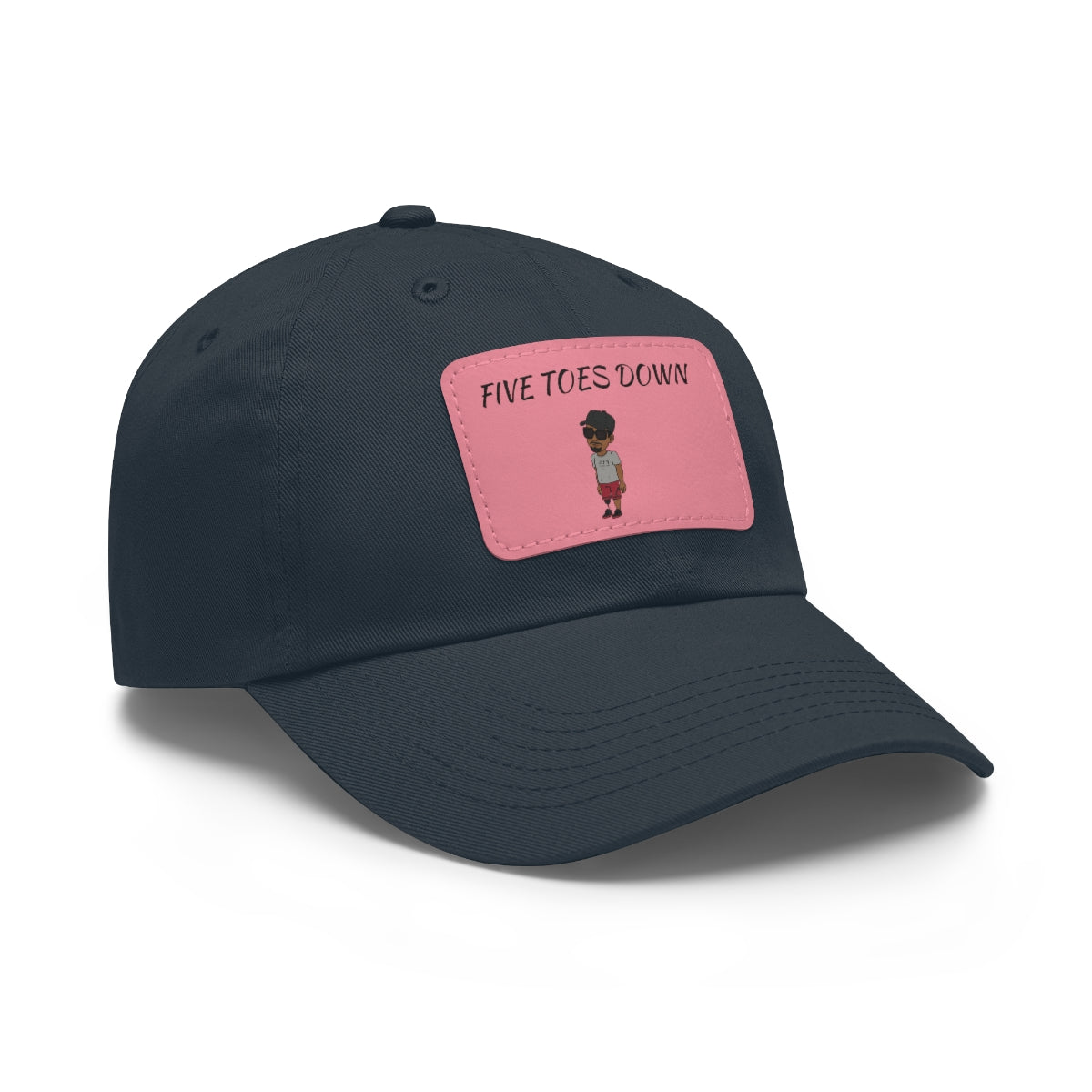 Five Toes Down Henry The Amputee Hat with Leather Patch