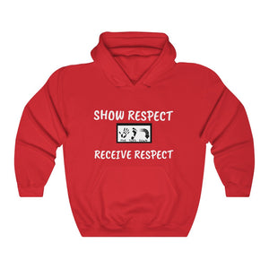 Five Toes Down Show Respect Unisex Heavy Blend Hooded Sweatshirt
