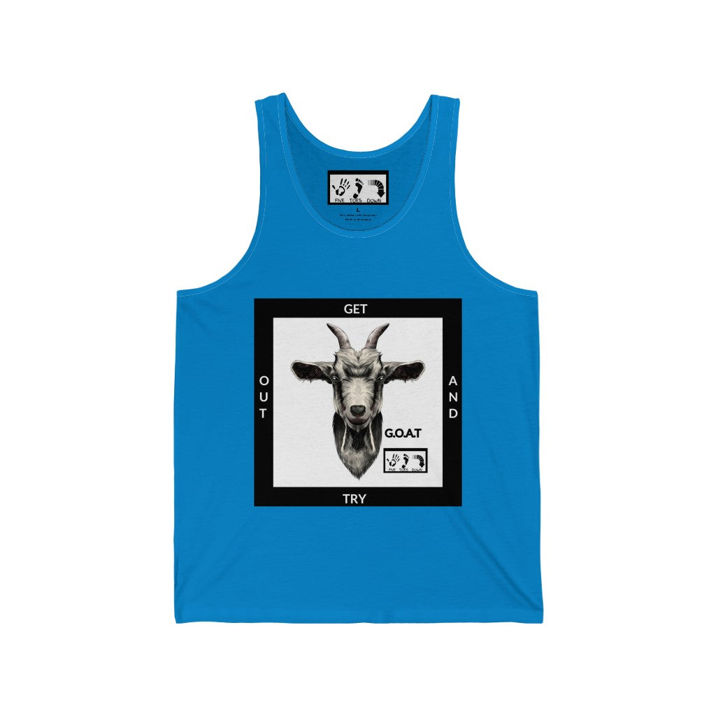 Five Toes Down G.O.A.T Unisex Jersey Tank