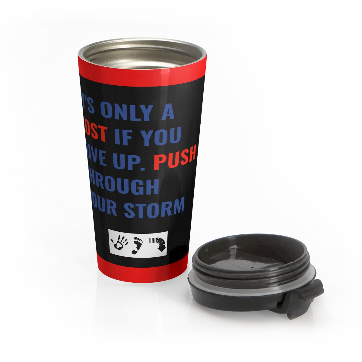 Five Toes Down Lost Stainless Steel Travel Mug