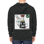 Five Toes Down Sauce Unisex Lightweight Hoodie(Back)