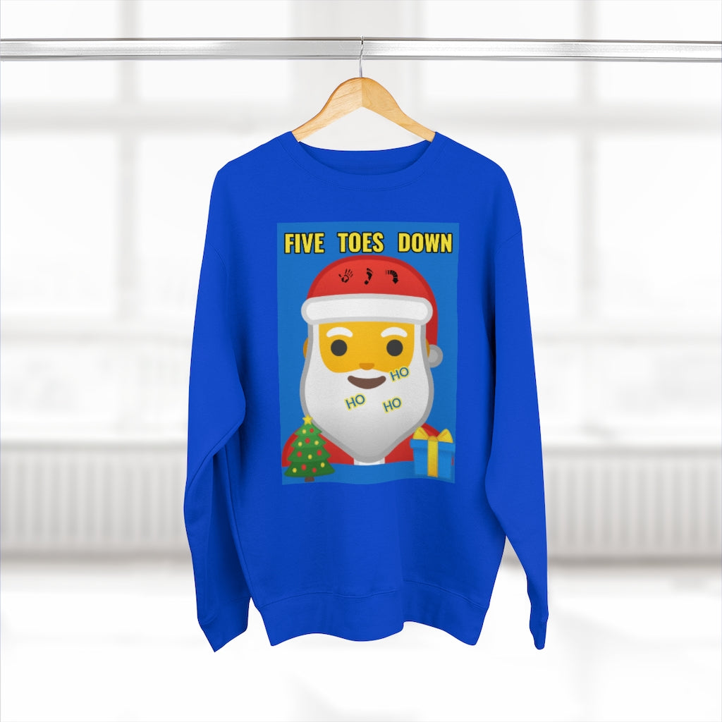 Five Toes Down Santa Unisex Sweatshirt