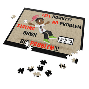 Five Toes Down Fell Down 252 Piece Puzzle