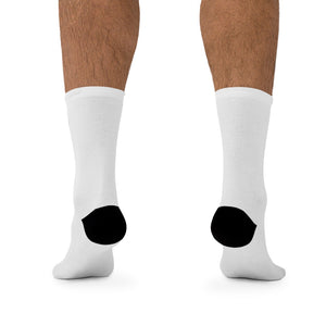 Five Toes Down Henry The Amputee Socks white