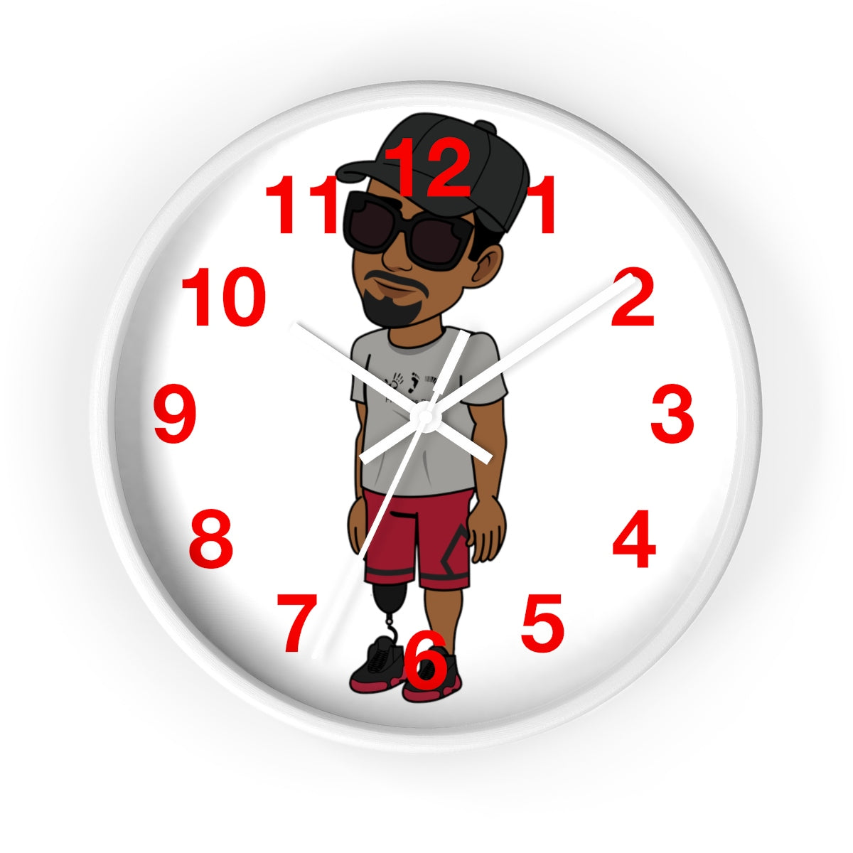 Five Toes Down Henry Wall Clock