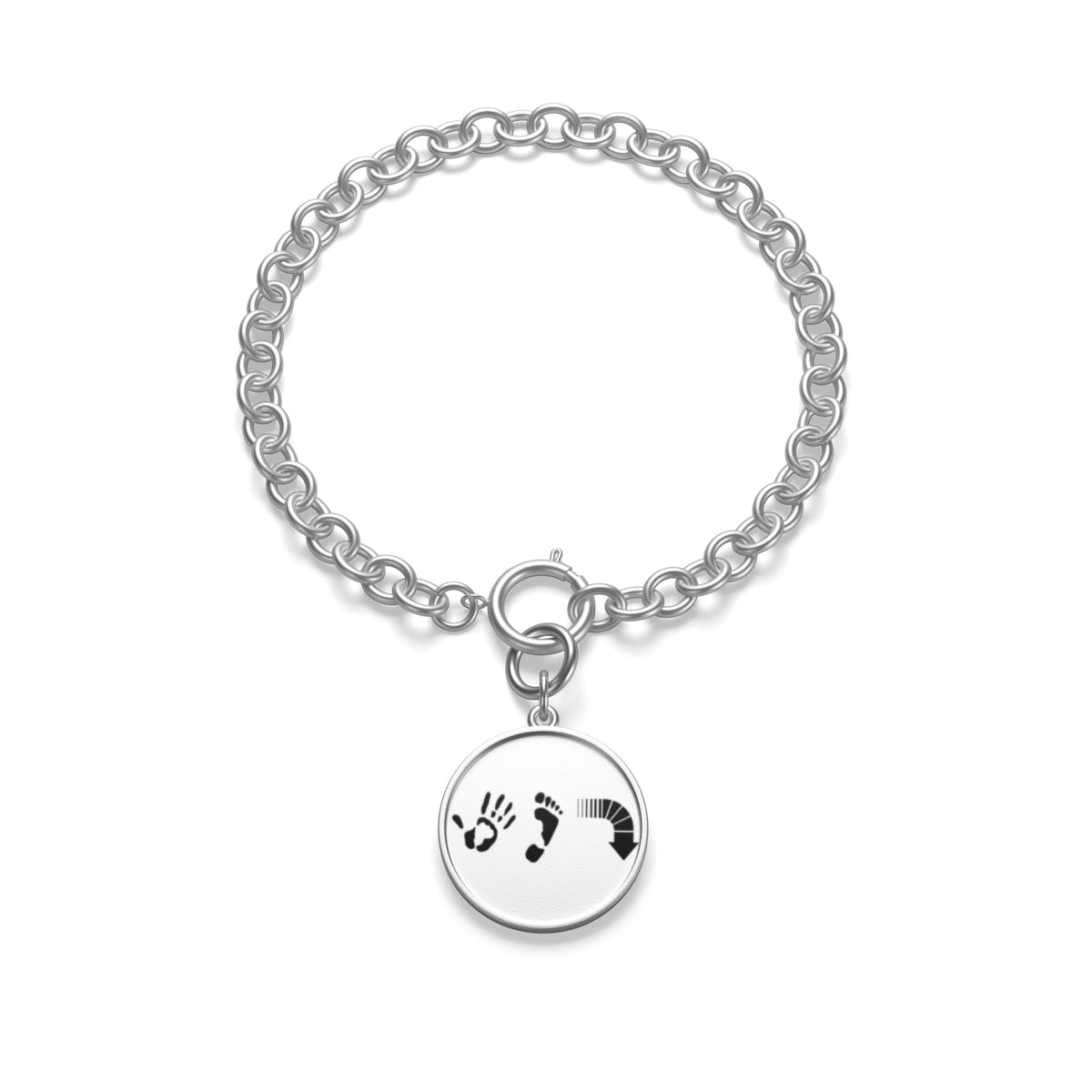 Five Toes Down Chunky Chain Bracelet