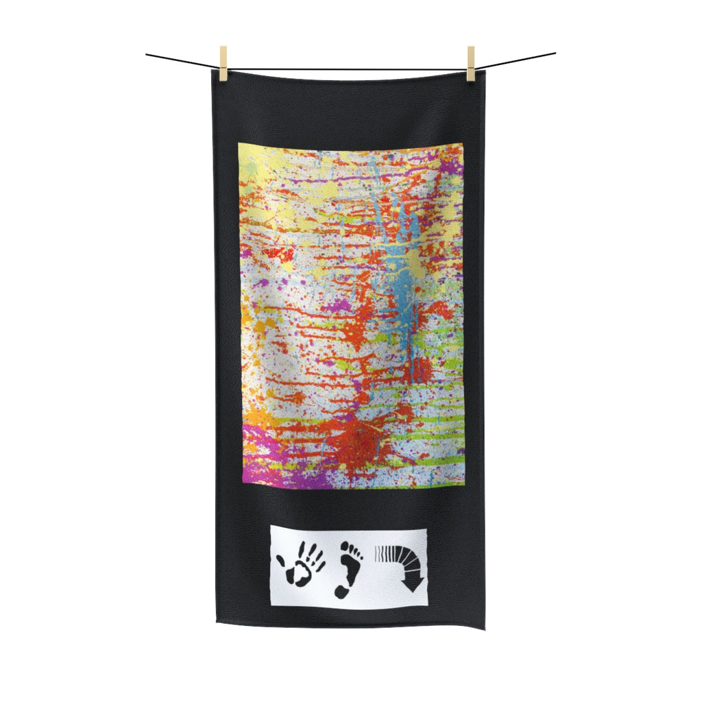 Five Toes Down Drip Polycotton Towel