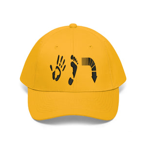Five Toes Down Unisex Twill Hat Embroidered