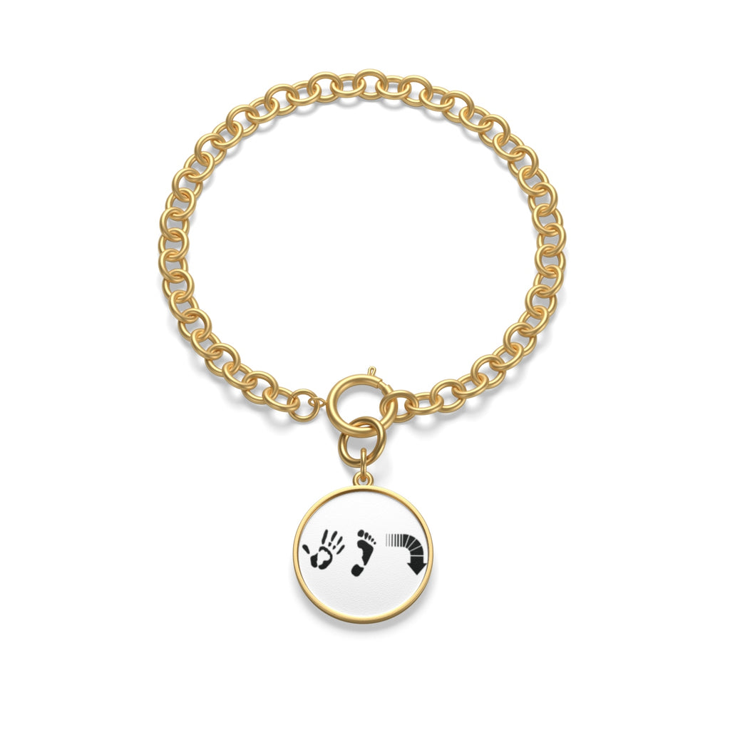 Five Toes Down Chunky Chain Bracelet