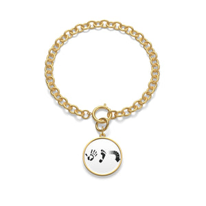 Five Toes Down Chunky Chain Bracelet
