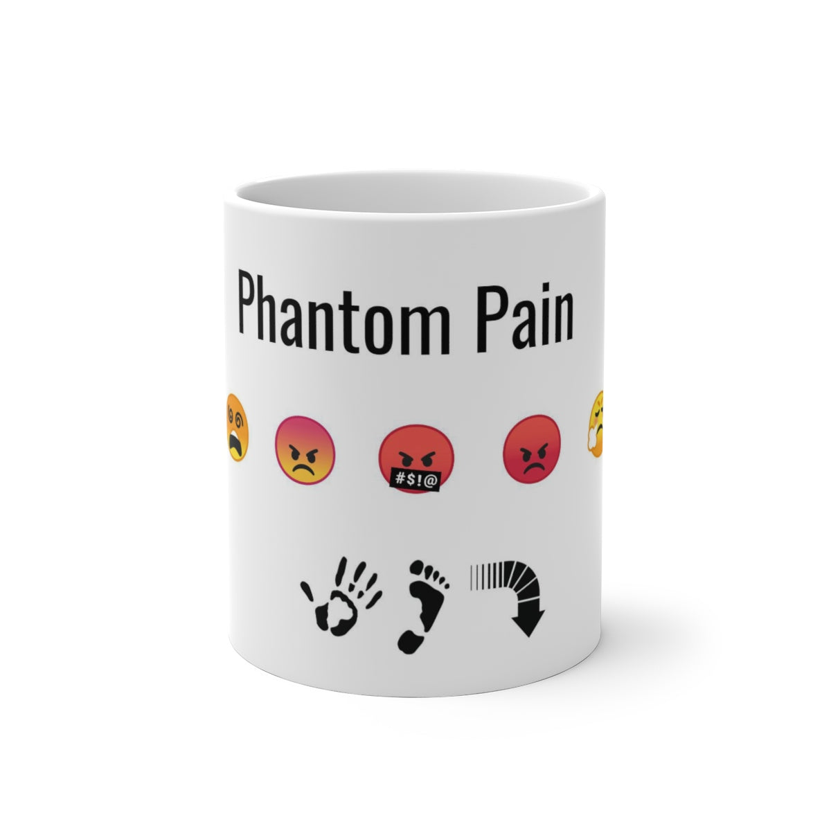 Five Toes Down Pain Color Changing Mug