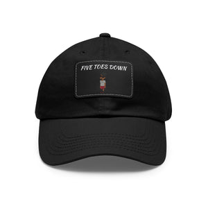 Five Toes Down Henry The Amputee Hat with Leather Patch