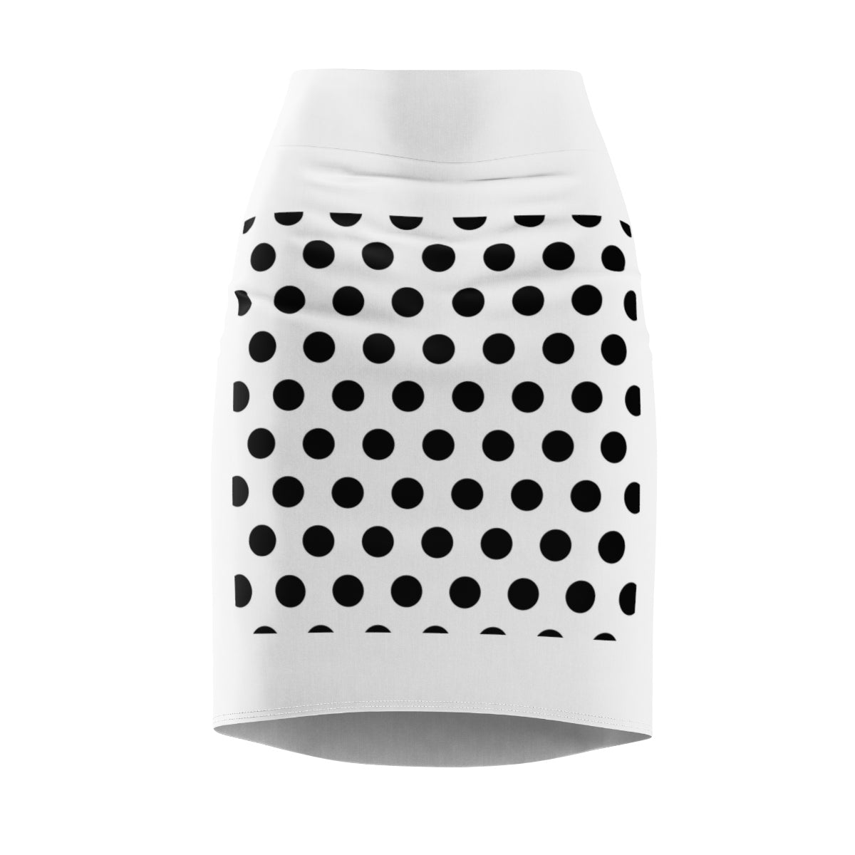 Five Toes Down Polka Dot Women's Pencil Skirt
