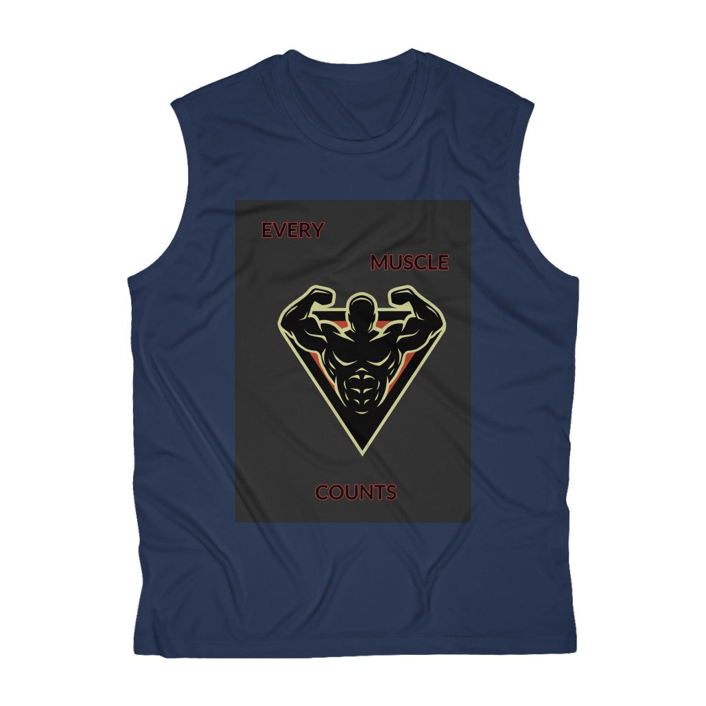 Five Toes Down Sleeveless Performance Tee Muscle