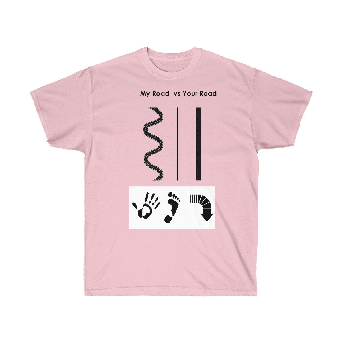 Five Toes Down Roads Unisex Tee