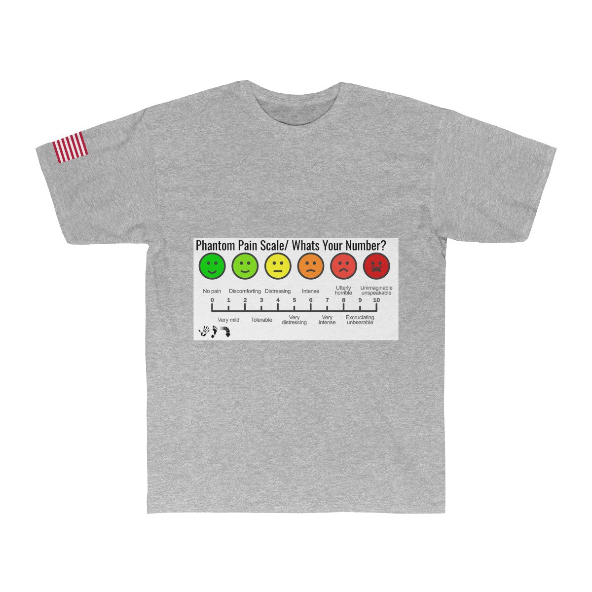 Five Toes Down Pain Surf Tee