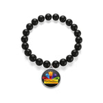 Five Toes Down Stars Matte Onyx Bracelet