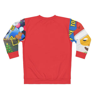 Five Toes Down Candy Cane Ugly Unisex Sweatshirt