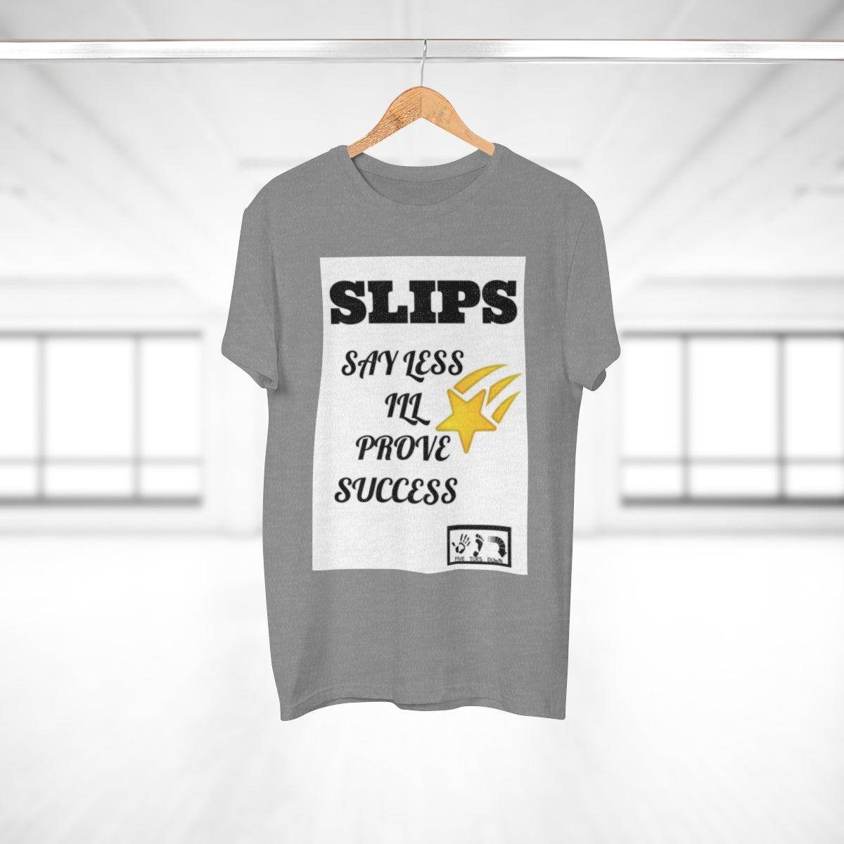 Five Toes Down Single Jersey Men's T-shirt SLIPS